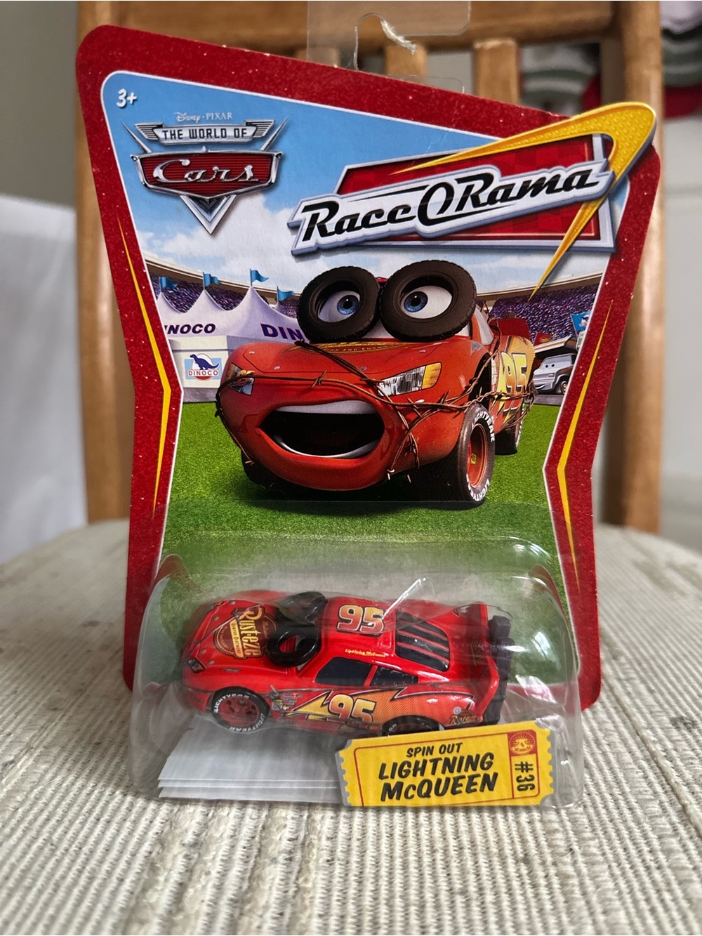 Cars Race-O-Rama Spin Out Lightning McQueen - 2009